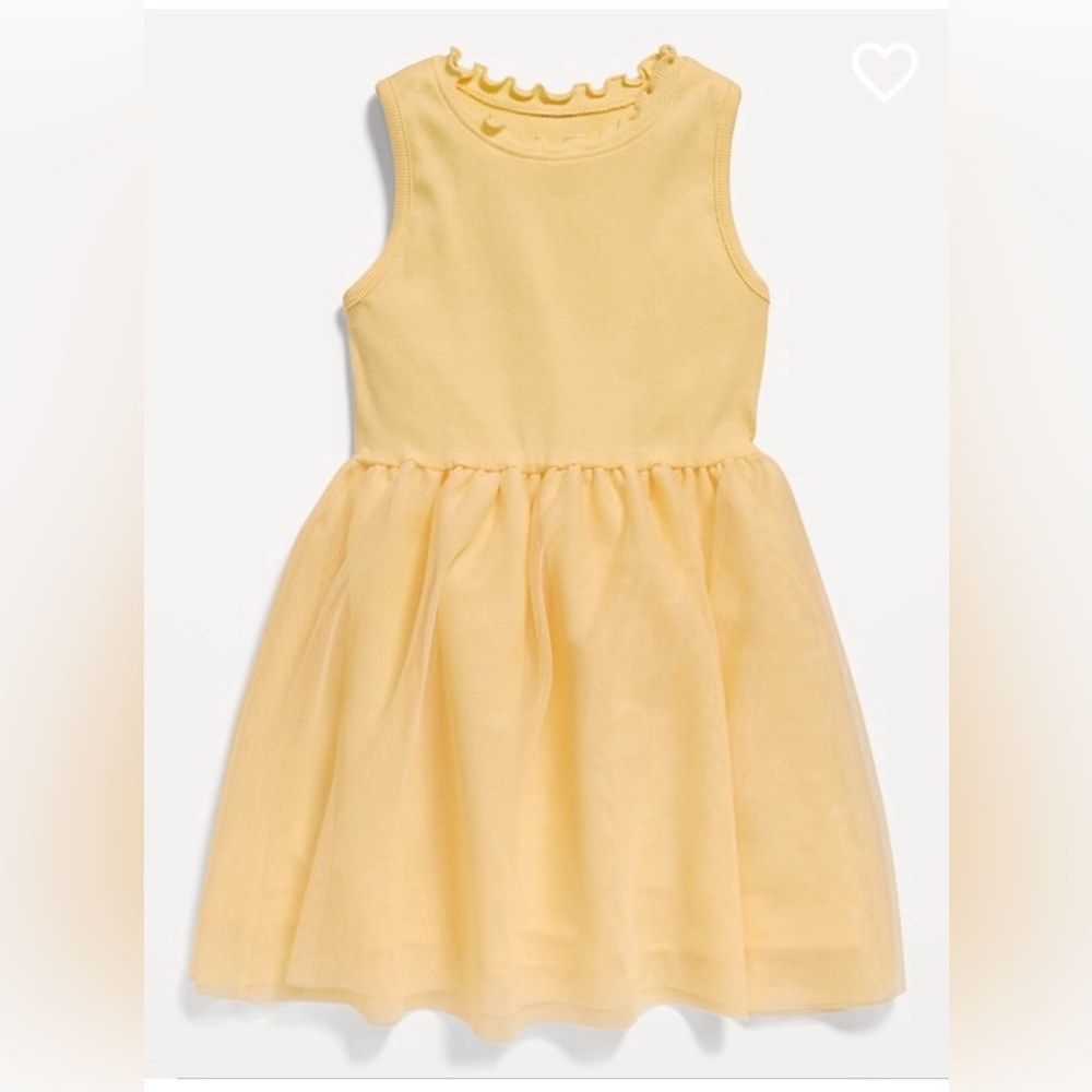 OLD NAVY || Sleeveless Fit and Flare Tutu Dress Toddler Girl (3T) - Picture 1 of 3
